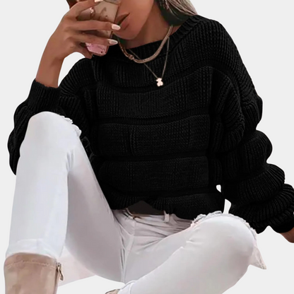 Pull Femme Tricoté Élégant et Doux