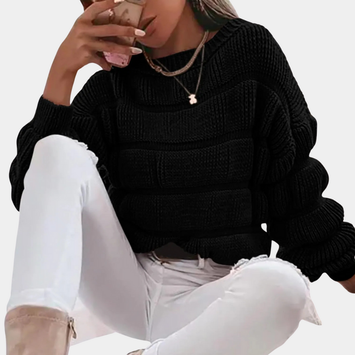 Pull Tricoté Élégant et Doux - vue 2