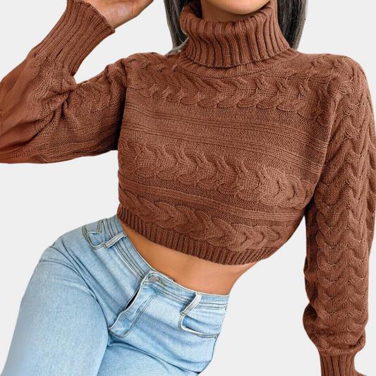 Pull Femme Court et Élégant - PanierRoyale