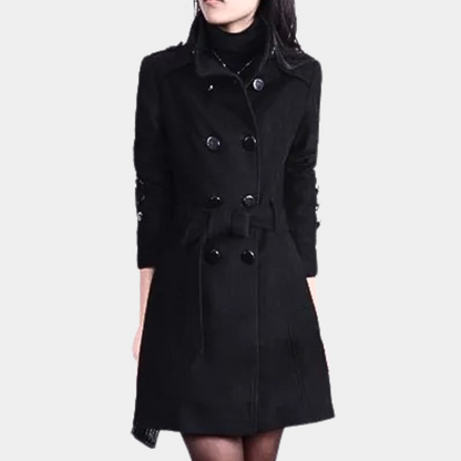 MAISIE - Manteau Chaud à Ceinture pour Femmes