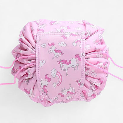 Trousse de maquillage Compacte avec Fermeture Éclair Rapide