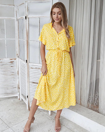 Robe femme imprimé léopard tendance élégante