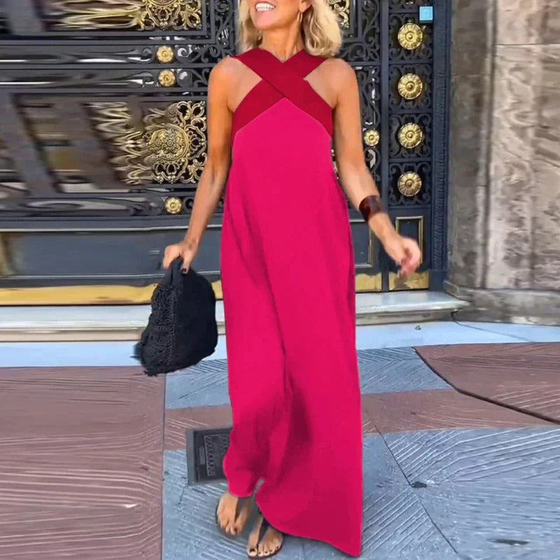 Robe Été en Dentelle – Robe Longue Décontractée pour Femme
