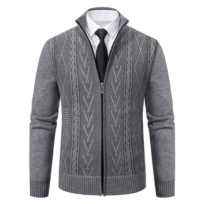 Veste homme zippée sportive grise