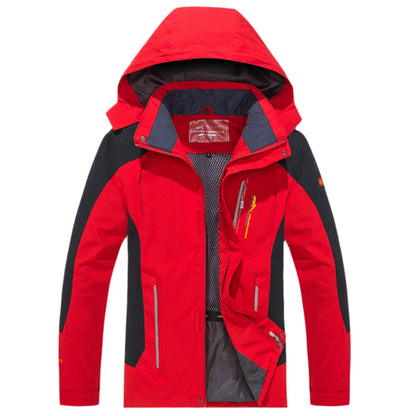 Veste de Randonnée Imperméable Homme avec Capuche et Fermeture Éclair - PanierRoyale