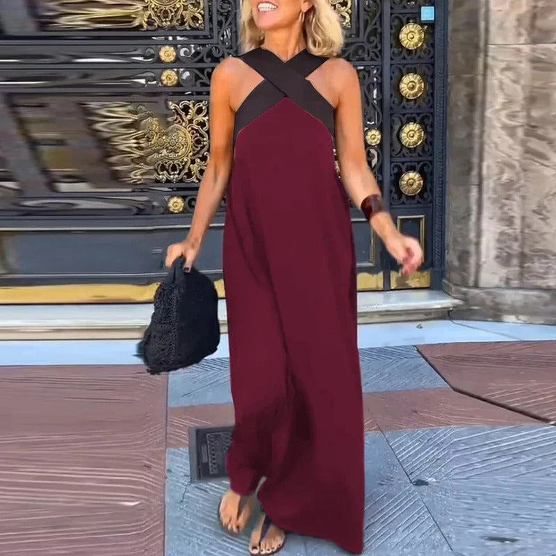 Robe Été en Dentelle – Robe Longue Décontractée pour Femme