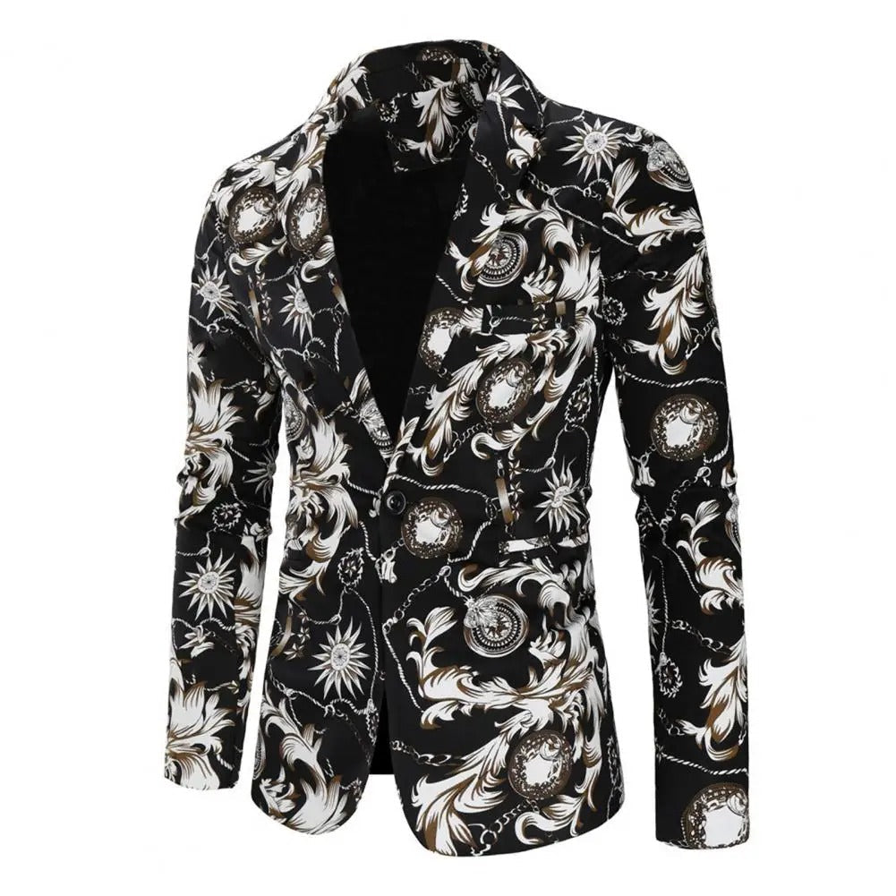 Blazers Homme Classiques Élégants Manches Longues