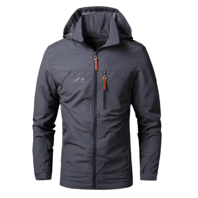 Veste imperméable homme noir légère