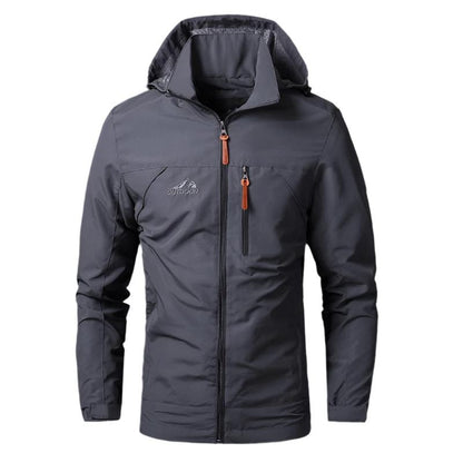 Veste imperméable homme noir légère