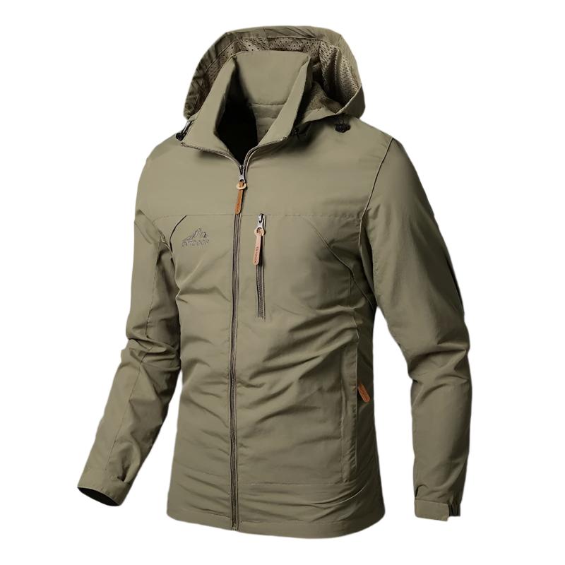 Veste imperméable homme noir légère