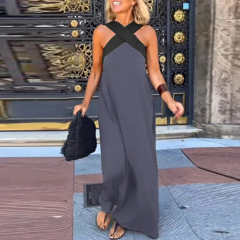 Robe Été en Dentelle – Robe Longue Décontractée pour Femme