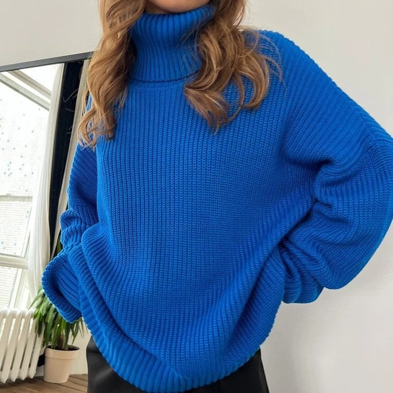 Pull Femme Taille Grande Chaud et Élégant Hiver