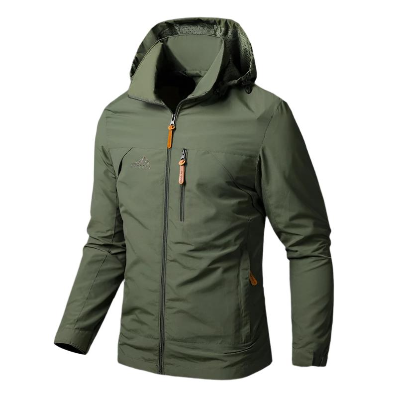 Veste imperméable homme noir légère