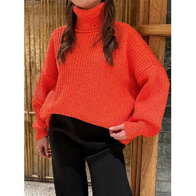Pull Femme Taille Grande Chaud et Élégant Hiver