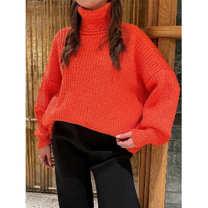 Pull Femme Taille Grande Chaud et Élégant Hiver