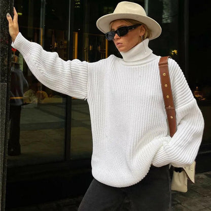 Pull Femme Taille Grande Chaud et Élégant Hiver