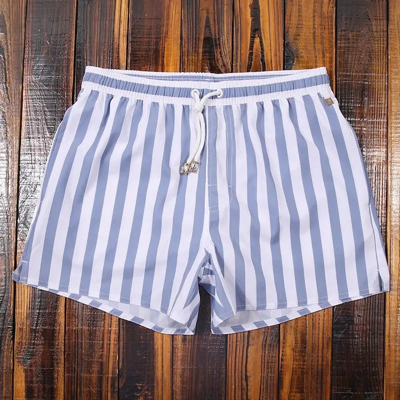 Short de bain homme rayé confortable et élégant