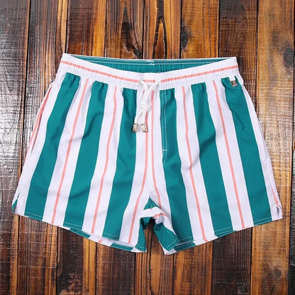 Shorts de bain homme rayé confortable et tendance