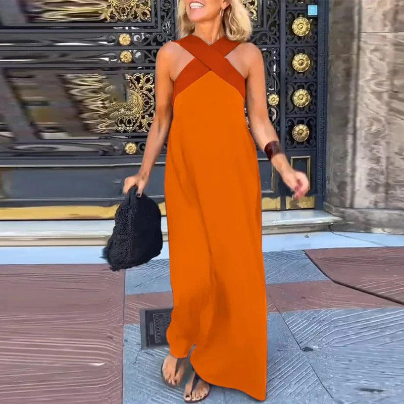 Robe Été en Dentelle – Robe Longue Décontractée pour Femme