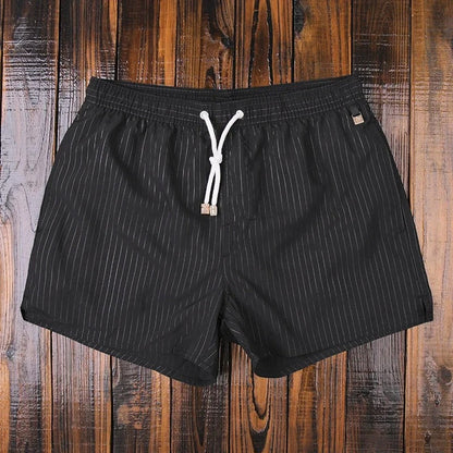 Short de bain homme rayé confortable et élégant