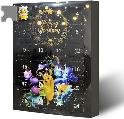 Calendrier de l'Avent Pokémon avec Figurines de Collection