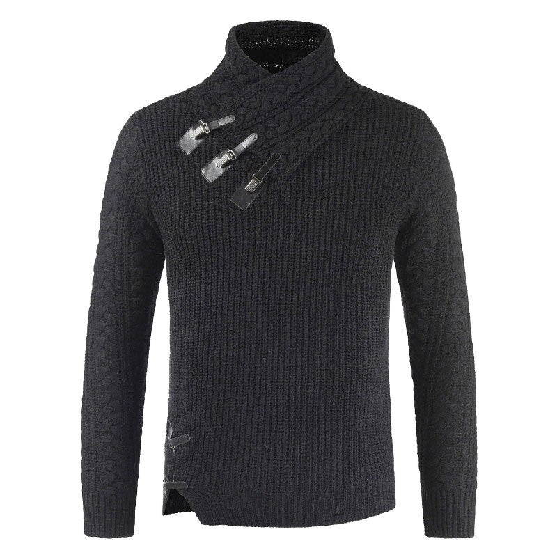 Pull Homme Hiver Chaud et Douillet en Laine Mélangée
