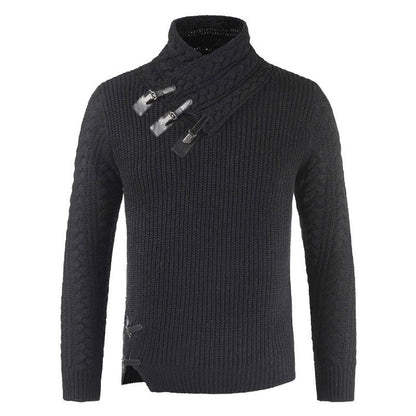 Pull Homme Hiver Chaud et Douillet en Laine Mélangée