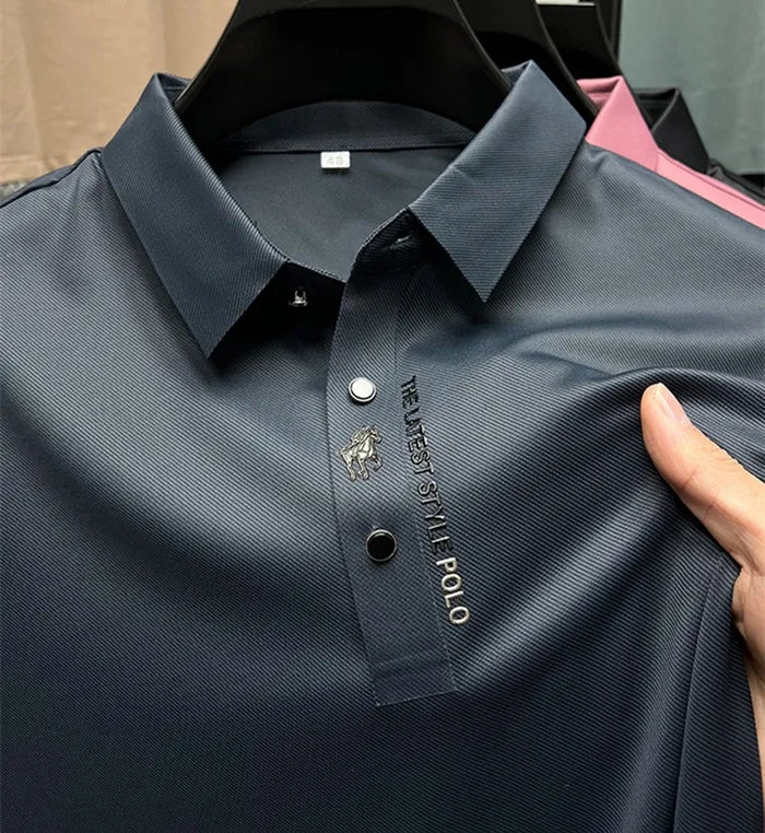 Polo Homme Taille Slim Manches Courtes