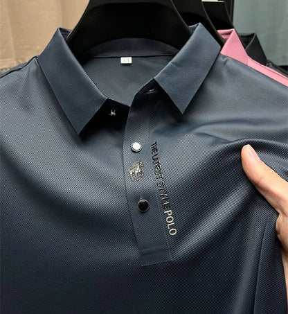 Polo Homme Taille Slim Manches Courtes