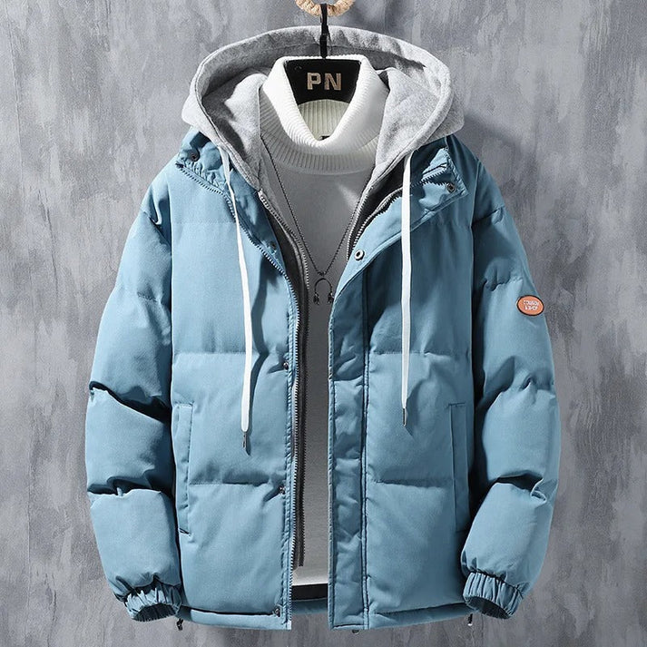 Veste Hiver avec Capuche et Fermeture Éclair Réversible - vue 4