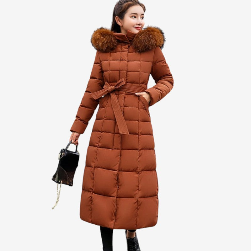 Manteau Hiver Chauffant avec Capuche et Manches Longues