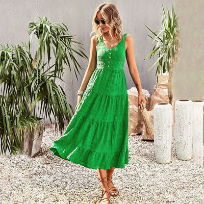 Robe de soirée femme élégante longue été