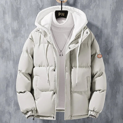 Veste Hiver avec Capuche et Fermeture Éclair Réversible - vue 2