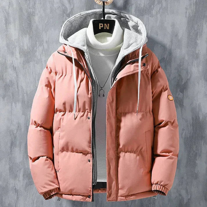 Veste Hiver avec Capuche et Fermeture Éclair Réversible - vue 3
