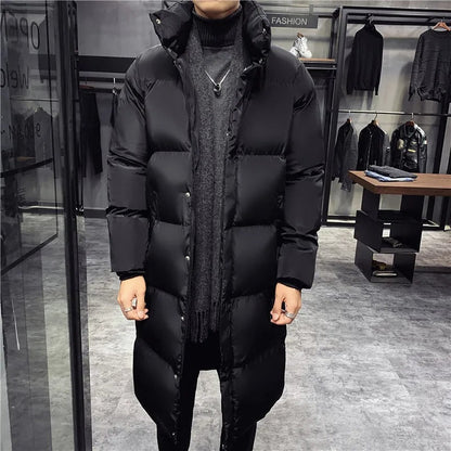 Parka Homme Hiver Noir Épais et Imperméable - PanierRoyale