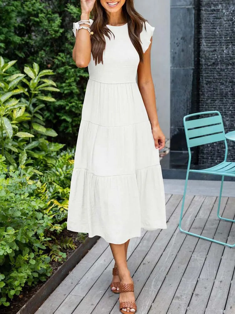 Eliza™ – Robe Longue Femme Élégante en Tissu Léger pour Été Confortable-2