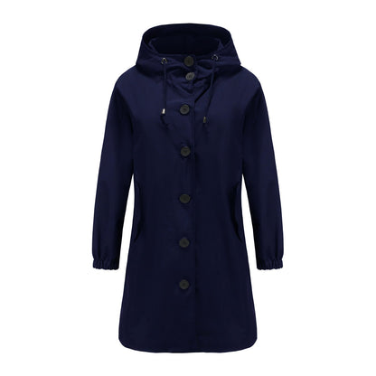 Veste De Pluie À Capuche Pour Femme | Classique