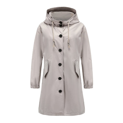 Veste De Pluie À Capuche Pour Femme | Classique