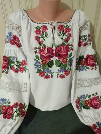 Chemise décontractée imprimé fleuri élégante