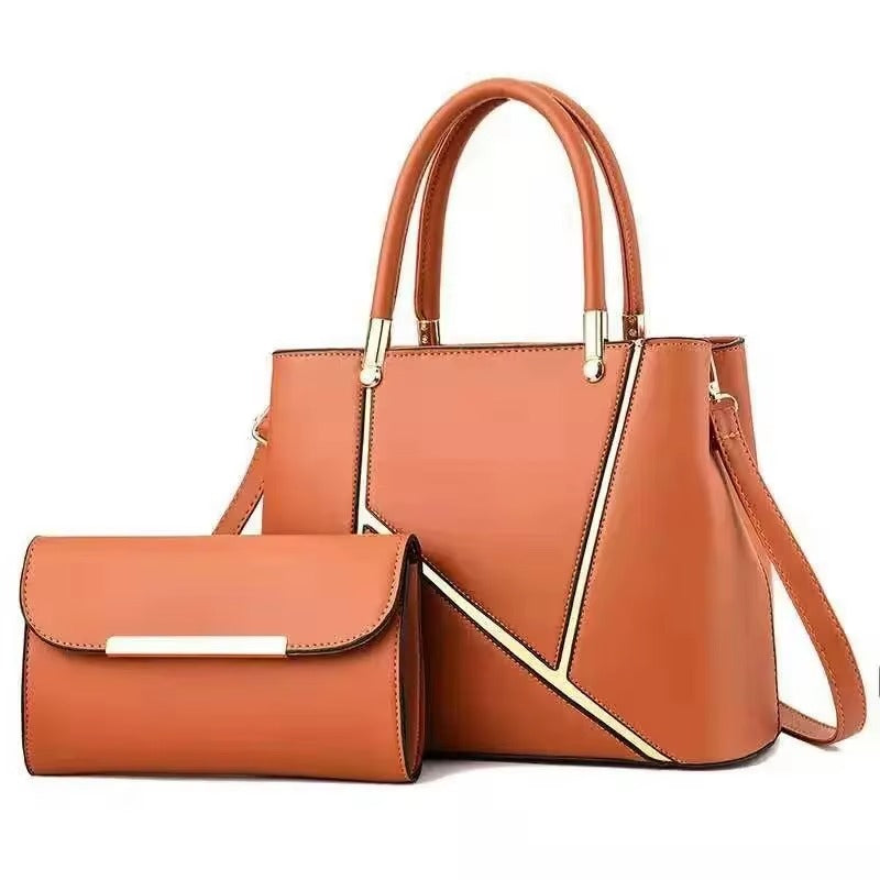 Sac à Main Polyvalent 2 en 1 avec Poches Zippées