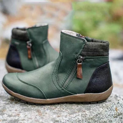 Bottes Femmes Cuir Noir À Lacets Élégantes - PanierRoyale