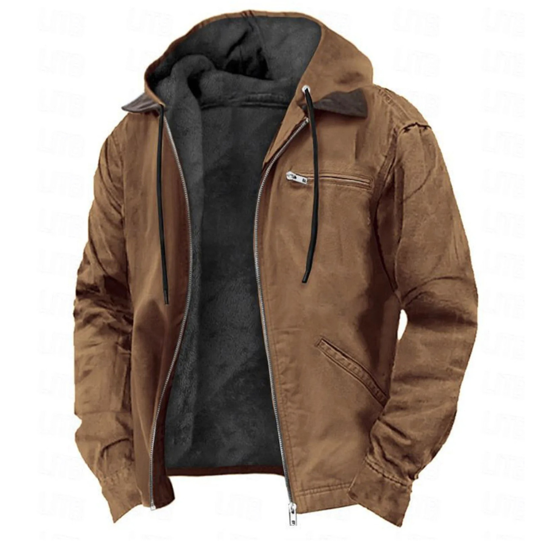 Manteau Homme Imperméable Chaud Coupe Classique - PanierRoyale