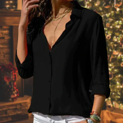 Chemise femme élégante manches longues tendance