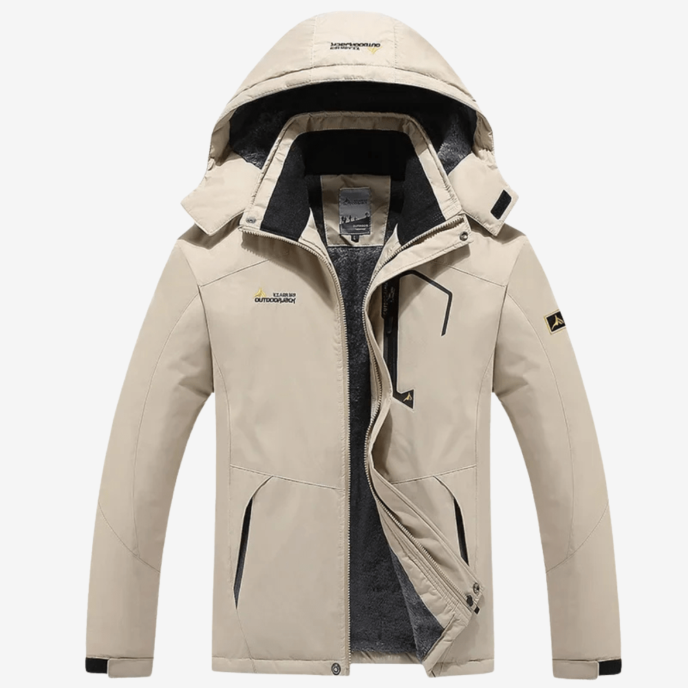 Veste Homme Hiver Doublée Polaire Étanche - luxestyle