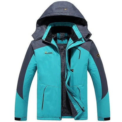 Veste Homme Hiver Doublée Polaire Étanche