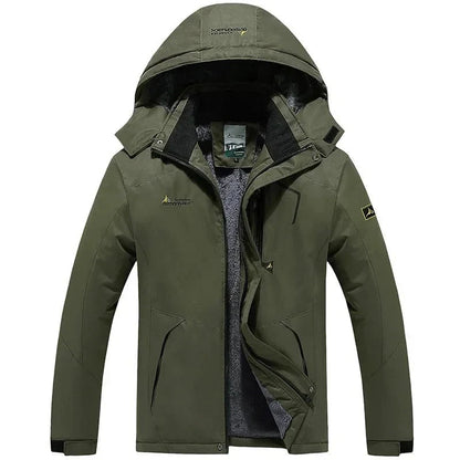 Veste Homme Hiver Doublée Polaire Étanche