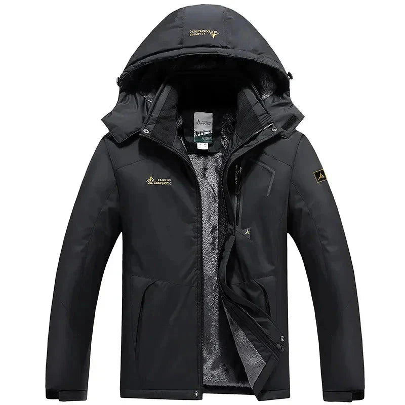 Veste Homme Hiver Doublée Polaire Étanche