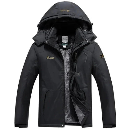Veste Homme Hiver Doublée Polaire Étanche