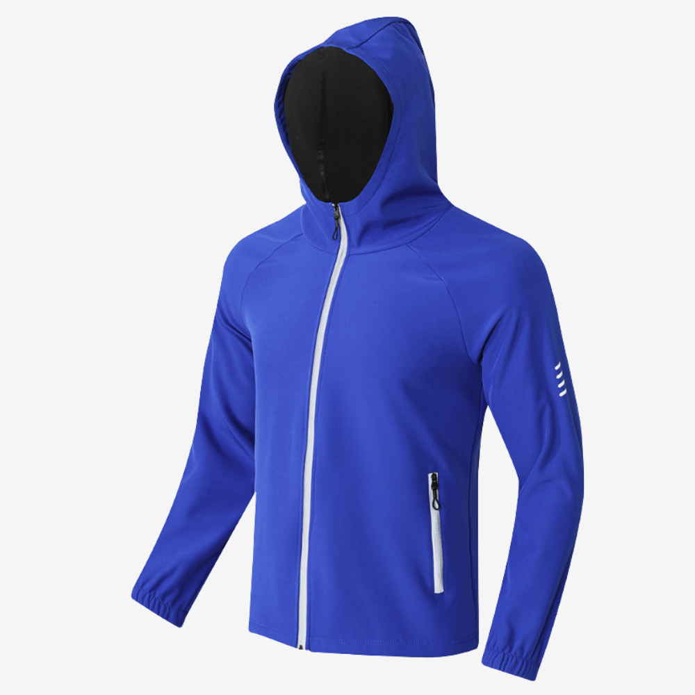 Blouson Homme à Capuche Zippé Sport Chic