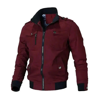 Veste imperméable en coton robuste